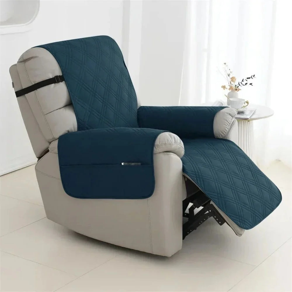 Chair Cover Quilted Liquid-Repellent Machine Washable