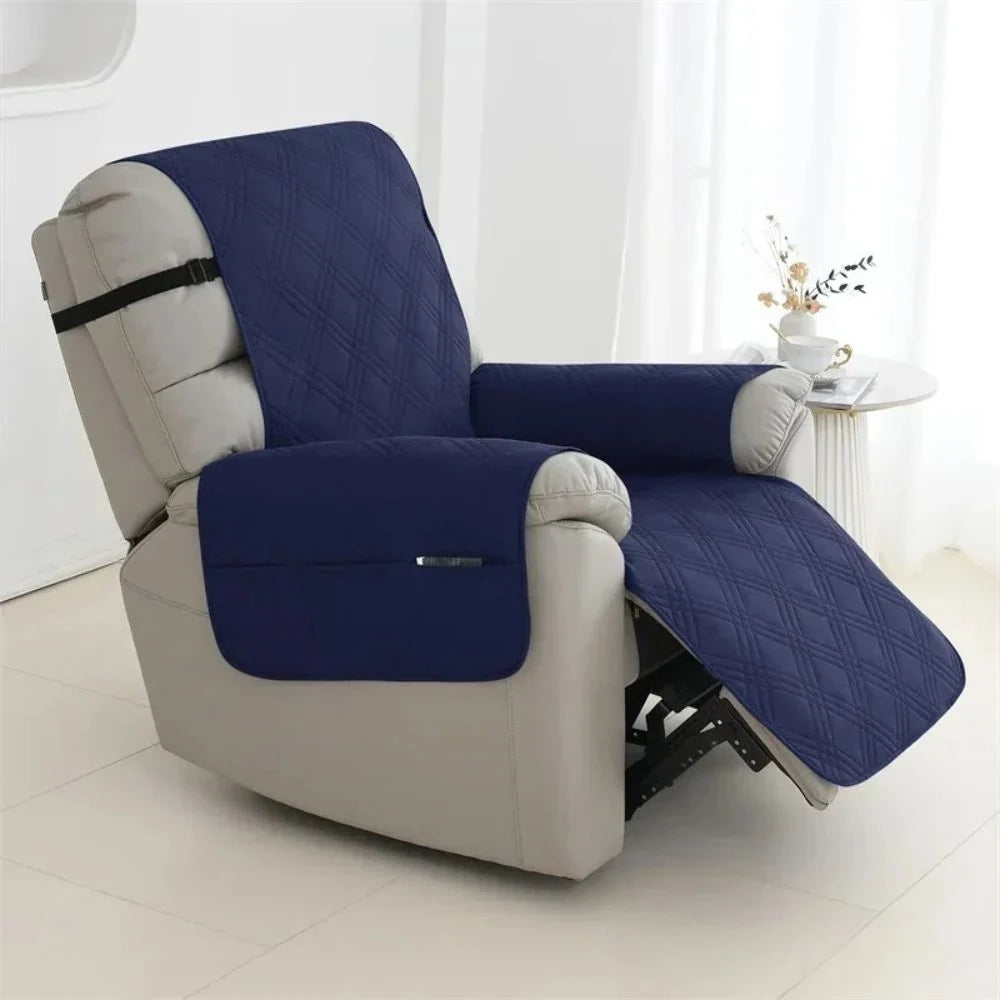 Chair Cover Quilted Liquid-Repellent Machine Washable