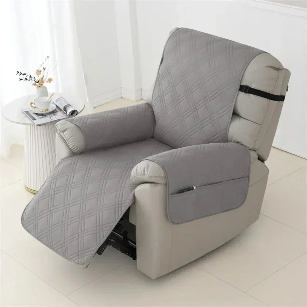 Chair Cover Quilted Liquid-Repellent Machine Washable