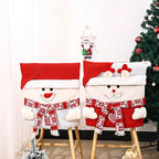 Chair Cover Reindeer Face Soft Fabric Machine-Washable