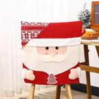 Chair Cover Reindeer Face Soft Fabric Machine-Washable