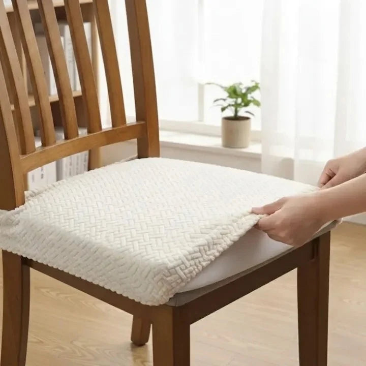 Chair Cover Set Of 4 Stretch Jacquard Water-Repellent