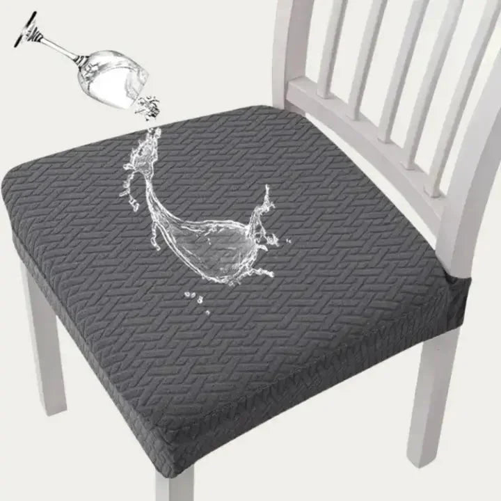 Chair Cover Set Of 4 Stretch Jacquard Water-Repellent