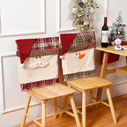 Chair Cover Snowman Design Fits Most Chairs