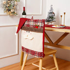 Chair Cover Snowman Design Fits Most Chairs