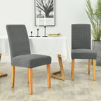 Chair Covers Stretch Velvet Parsons Fit