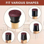 Chair Leg Protectors Silicone Flexible Fit Noise Reducing