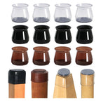 Chair Leg Protectors Silicone Stretch & Felt Bottom