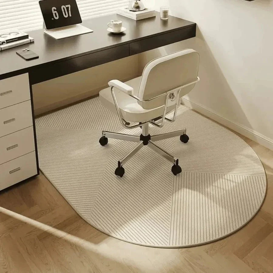 Chair Mat Short-Pile Velour Non-Slip Backing