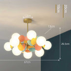 Chandelier Colorful Branch Design Integrated Energy Efficient LED