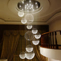 Chandelier Concentric Rings Raindrop Crystals