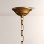 Chandelier Handcrafted Ceramic Leaves 5-Light Dimmable