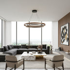 Chandelier Modern Crystal & Metal Adjustable Height