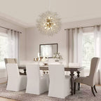 Chandelier Starburst Crystal 12 Or 16 Lights Adjustable Cable