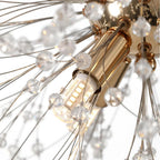 Chandelier Starburst Crystal 12 Or 16 Lights Adjustable Cable