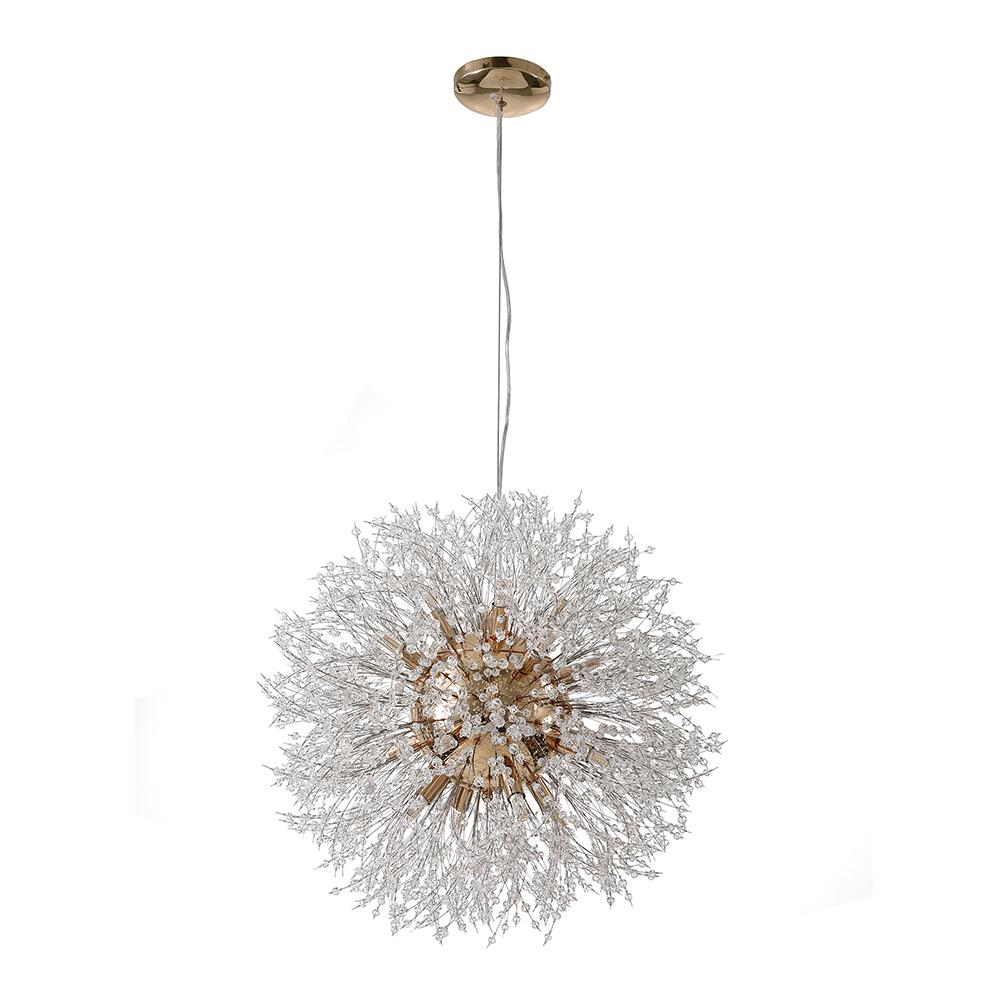 Chandelier Starburst Crystal 12 Or 16 Lights Adjustable Cable