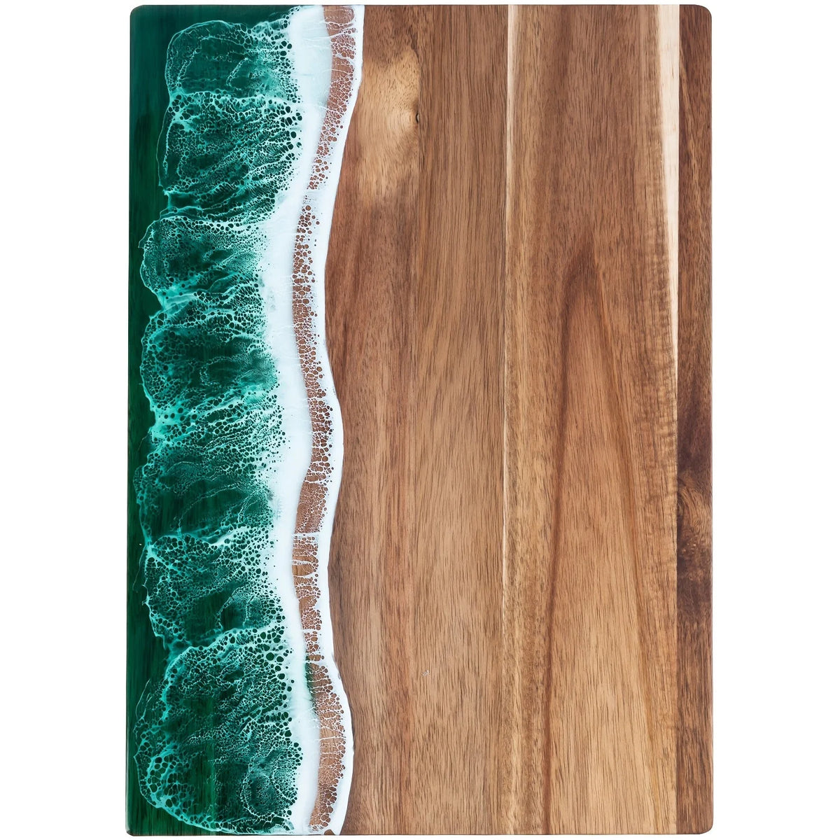 Charcuterie Board Acacia Wood Resin Inlay Knife-Friendly