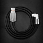 Charging Cable 180-Degree Swivel Fast Charging & Interchangeable Tips