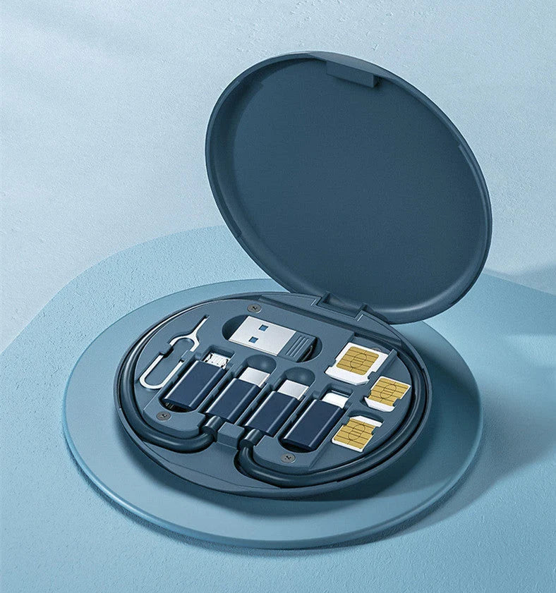 Charging Cable 60W Fast Charging Multi-Connector Integrated Storage
