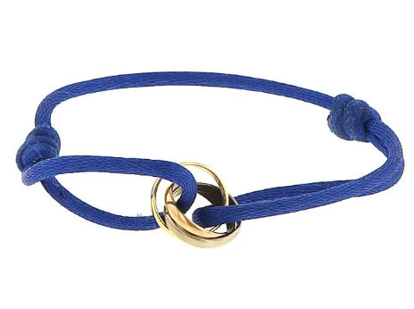 Charm Bracelet Adjustable Sliding Knot Rose Gold Infinity