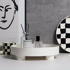 Checkerboard Pattern Durable Plastic Catchall Tray