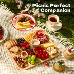 Cheese Board Reversible Wood Base Acrylic Lid