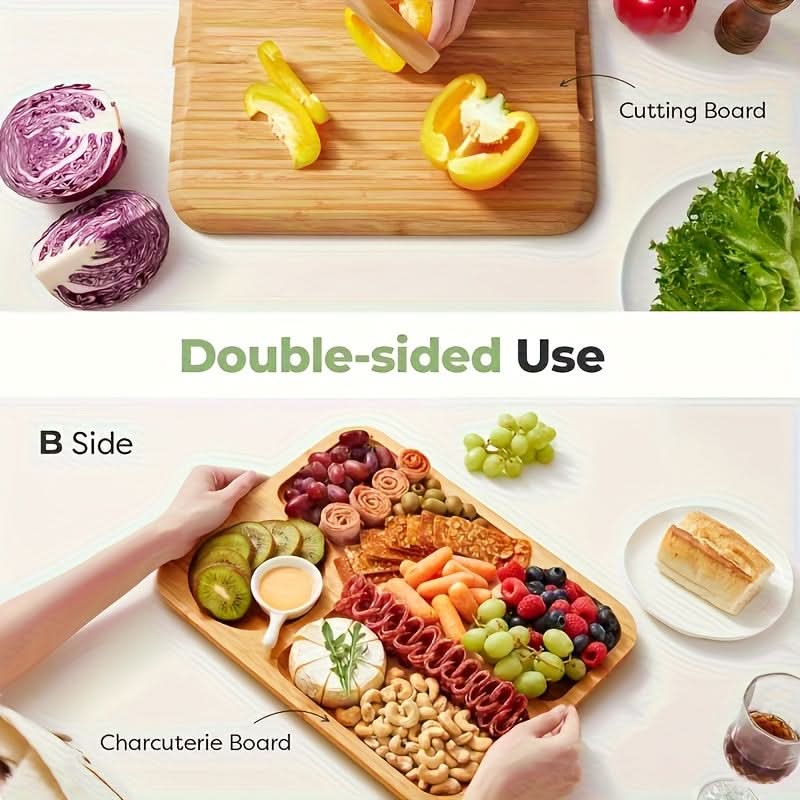 Cheese Board Reversible Wood Base Acrylic Lid