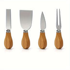 Cheese Board Set Bamboo Integrated Drawer