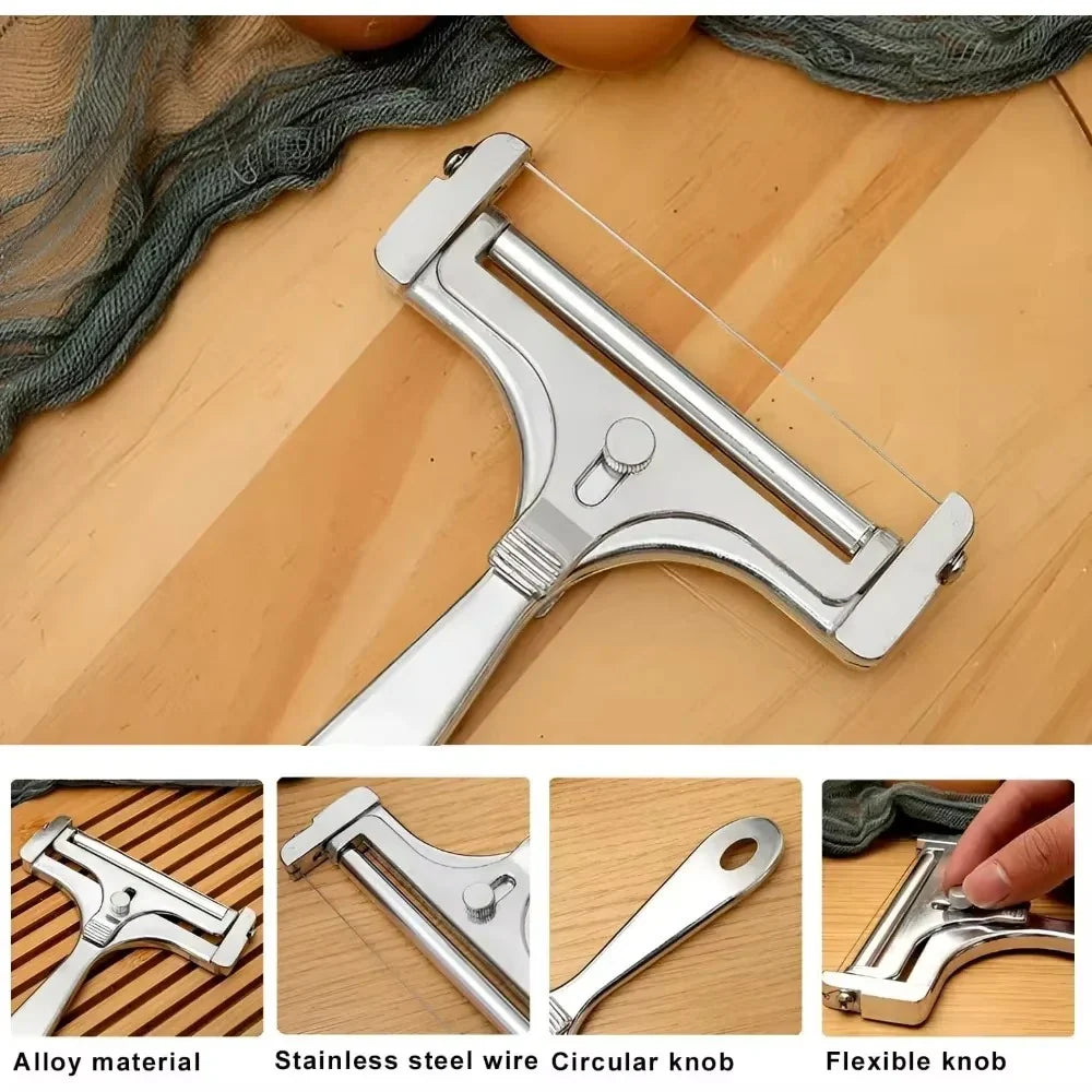 Cheese & Butter Slicer Adjustable 3/8 Inch Stainless Steel