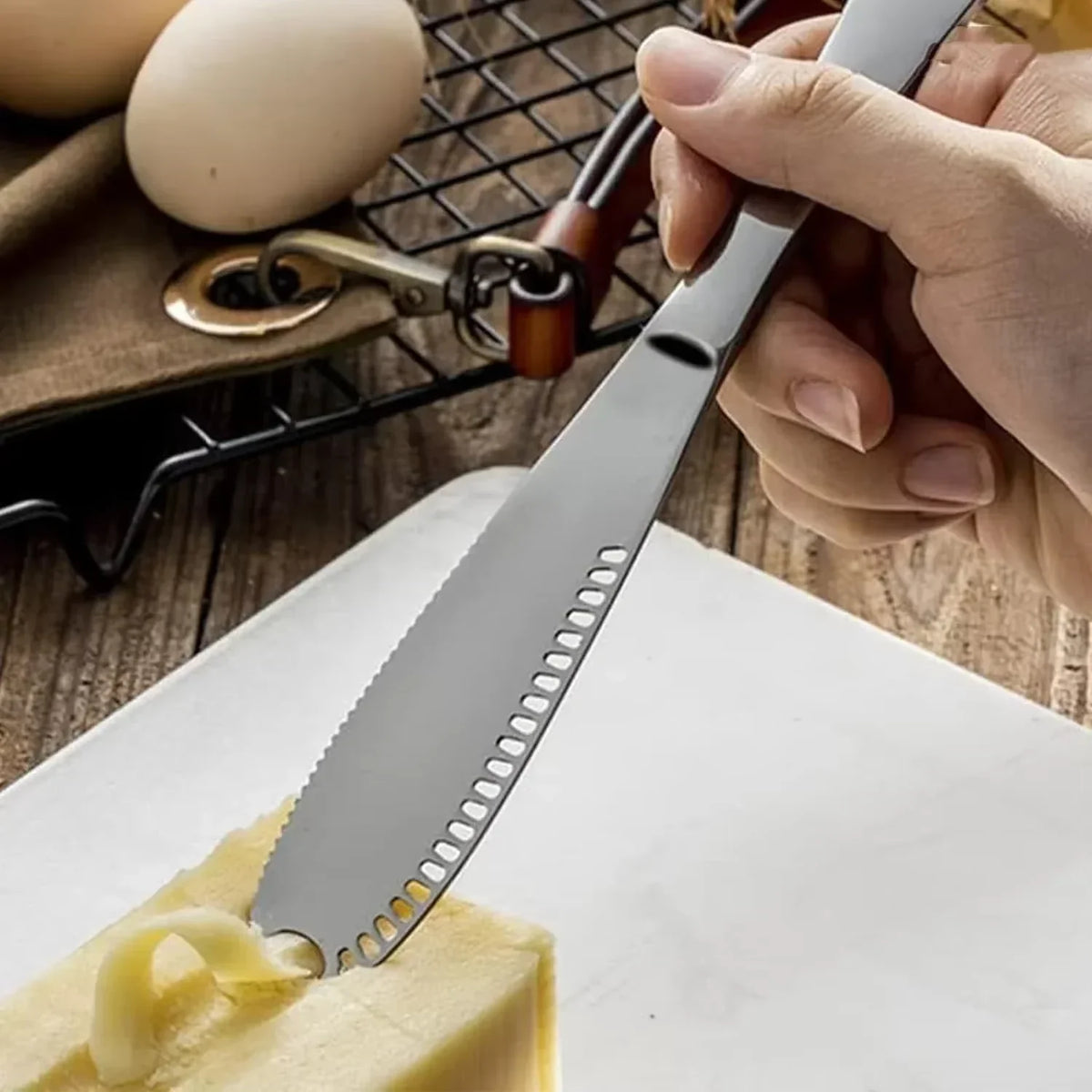 Cheese & Butter Slicer Adjustable 3/8 Inch Stainless Steel