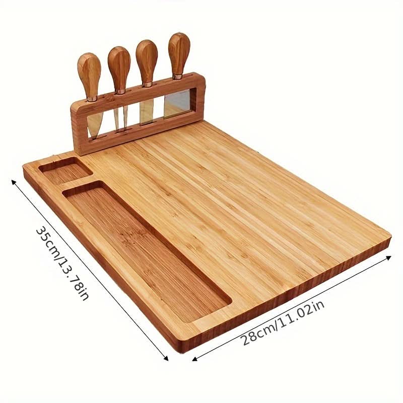 Cheese & Charcuterie Board Bamboo Cutting & Serving