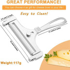 Cheese Slicer Adjustable Thickness Replaceable Cutting Wire