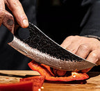Chef Knife Japanese-Style Stainless Steel Wooden Handle