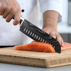 Chef Knife Set Damascus Steel & Wood Handles