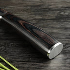 Chef Knife Set Damascus Steel & Wood Handles