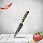 Chef's Knife Stainless Steel Laser Pattern Ergonomic Handle