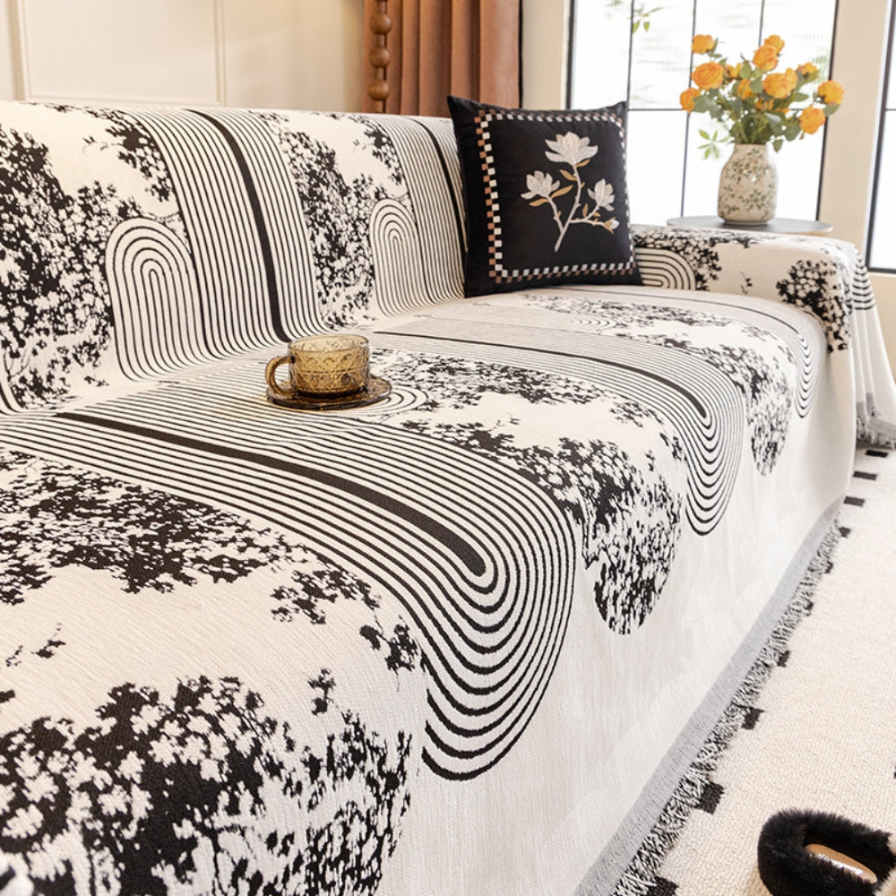 Chenille Microfiber Pet-Friendly Sofa Cover