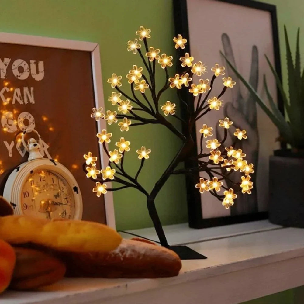 Cherry Blossom Tree Warm White LED USB Powered