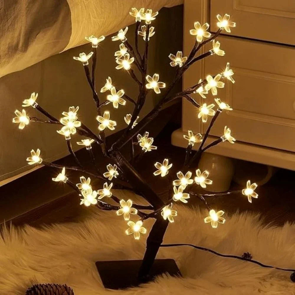 Cherry Blossom Tree Warm White LED USB Powered