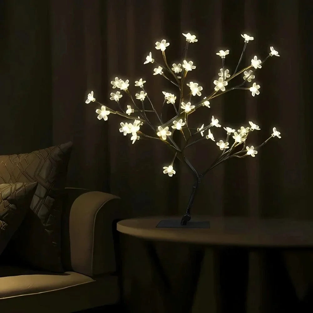 Cherry Blossom Tree Warm White LED USB Powered