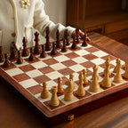 Chess Set Solid Wood Integrated Storage