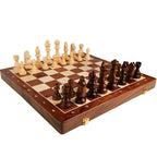 Chess Set Solid Wood Integrated Storage