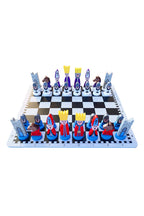 Chess Set Wooden Kid-Friendly 11.8 Inch Board