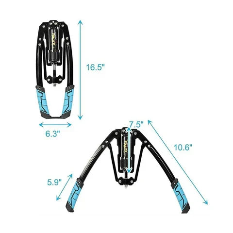 Chest Exerciser 20 Resistance Levels Hydraulic Safety