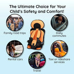 Child Booster Seat Multi Point Harness Ventilated Cushion