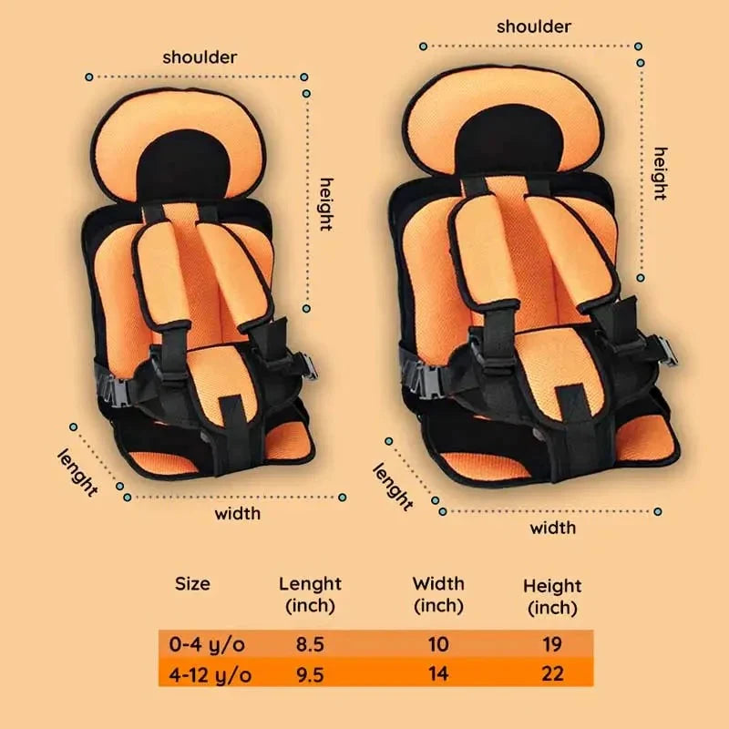 Child Booster Seat Multi Point Harness Ventilated Cushion