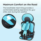 Child Booster Seat Multi Point Harness Ventilated Cushion