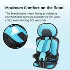 Child Booster Seat Multi-Point Harness Ventilated Non-Slip