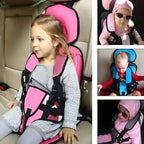 Child Booster Seat Multi-Point Harness Ventilated Non-Slip