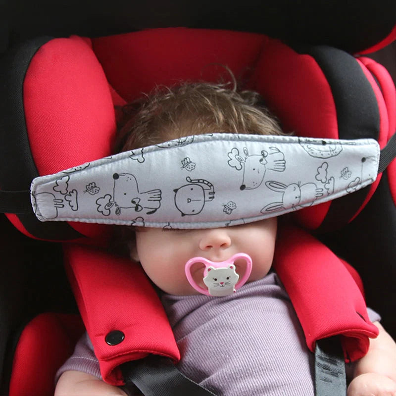 Child Car Seat Headrest Adjustable Strap & Neck Support